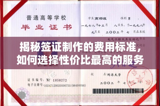 沅陵揭秘签证制作的费用标准，如何选择性价比最高的服务？